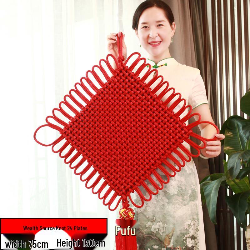 Chinese Knot Red Pendant - Spring Festival Living Room & Entrance Decoration