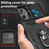 For Samsung Galaxy A07 Case Car Magnetic Ring Stand Armor Phone Cases for Galaxy A07 A 07 GalaxyA07 Slide Lens Protection Cover