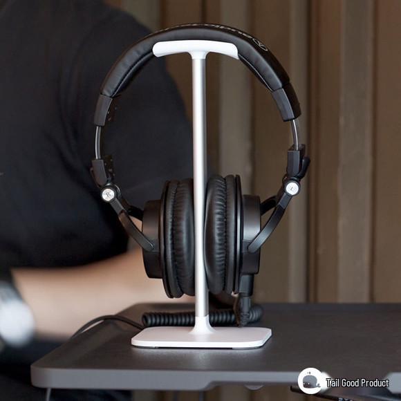 Aluminum Alloy Over-Ear Headphone Stand with Customizable Logo