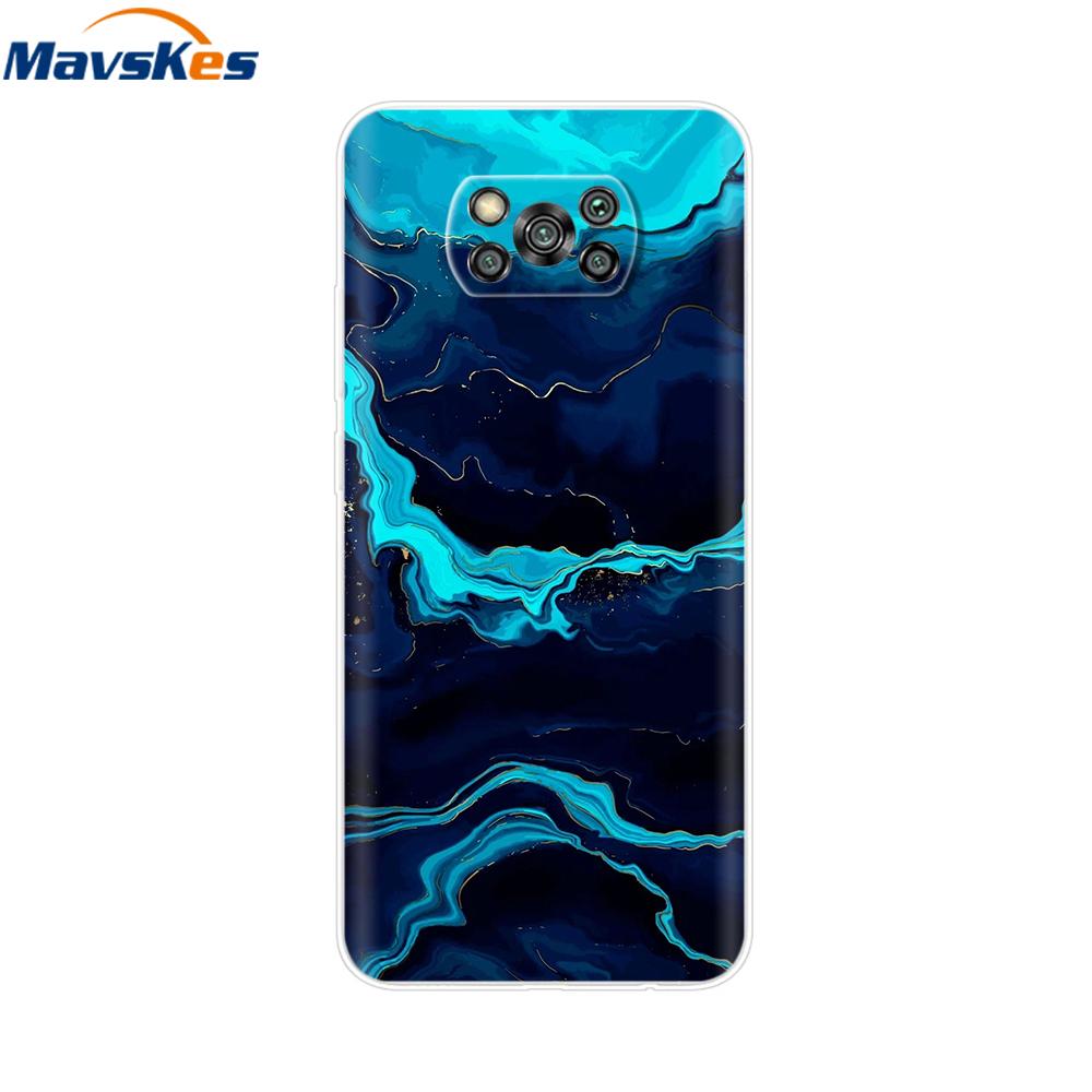 Pour Xiaomi POCO X3 Coque Pour Poco X3 Pro NFC Silicone Souple Arrière Pour Poco X3 POCOX3 X 3 NFC 6.67'' Fundas Coques Coque Pare-chocs