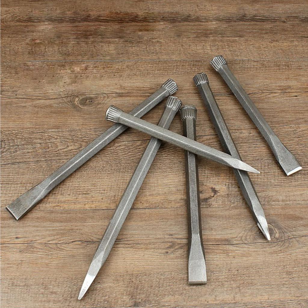Metall-Kaltmeißel für Beton Metall Stein Zement Heimdekoration und Nuten 250mm 300mm 350mm Verschleißfest