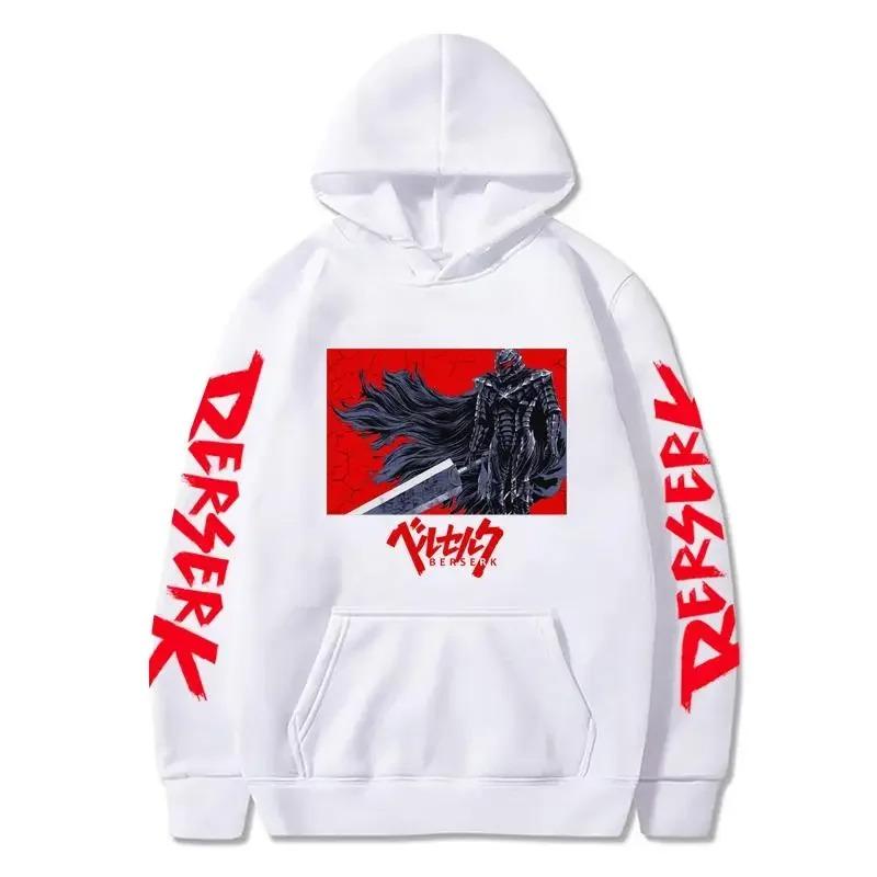 Cool Fashion Hoody Anime Berserk Hoodies Cartoon Casual Comfortable Sweatshirts Women Men Harajuku Oversized