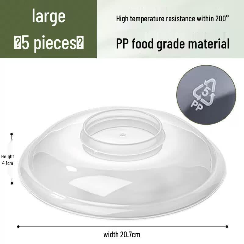 PP5 Food-Grade Microwave Plate Cover