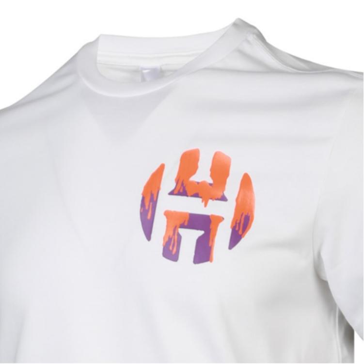 Adidas Harden Tribute Short Sleeve T-Shirt Men Tops White GM4058