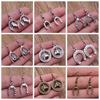 Vintage Gelukshoef Hanger Dangle Drop Oorbellen Voor Vrouwen Meisjes Geluks Sieraden Mode Sieraden Cadeau