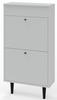 Dotti 521 Grey Shoe Cabinet With Storage Compartment