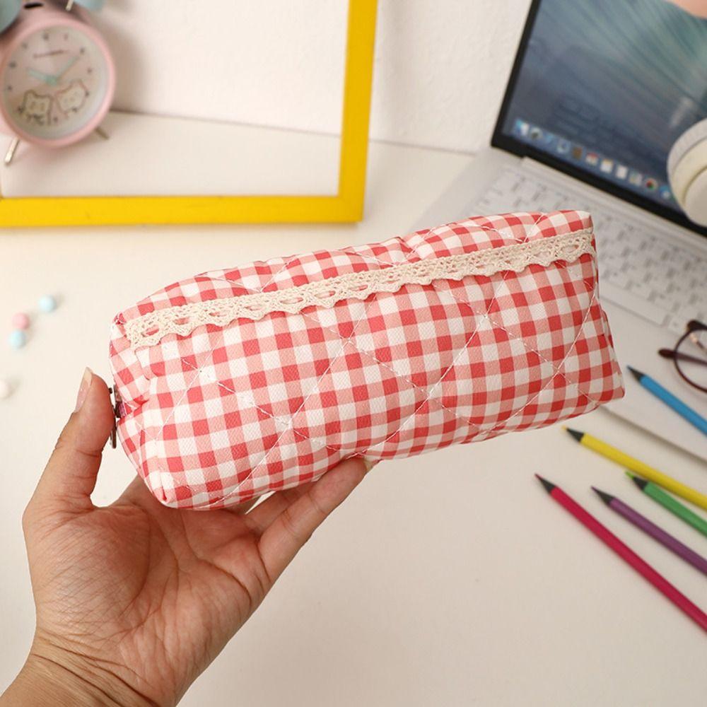 Large Capacity Pen Bag Portable Cosmetic Bag Simple Storage Bag  Students