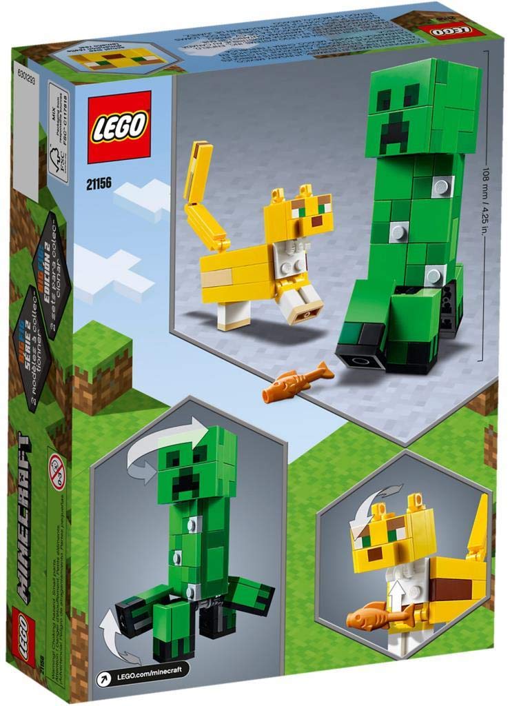 LEGO Minecraft Big Fig Creeper(TM) and Ocelot 21156