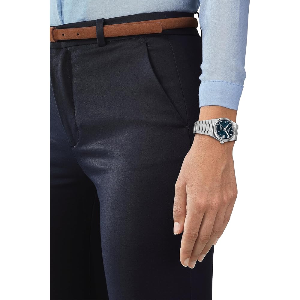 Tissot PRX Unisex Watch 35mm Powermatic 80 Blue Dial Bracelet T1372071104100