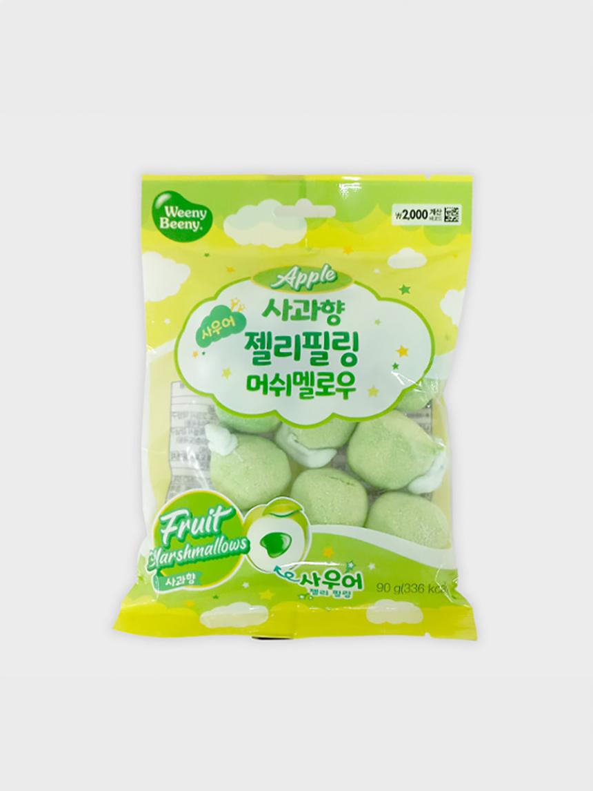 Маршмеллоу с яблочным вкусом и желейной начинкой 90 г 1ea