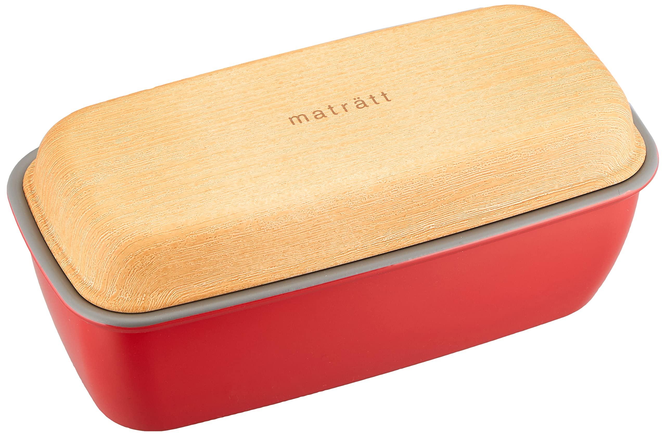 

Showa matratt Bento Emarie Microwave and Dishwasher with Inner Made in 4979436 Box, 1-tier, Rectangular, Lunch, Red, Safe, 490ml, Container, Japan,