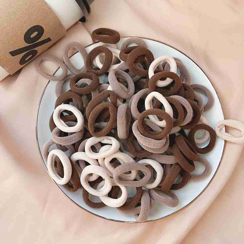 20pcs Kids Elastic Hair Bands Girls Sweets Scrunchie Rubber Band for Children Hair Ties Clips Headband Baby Hair Accessories