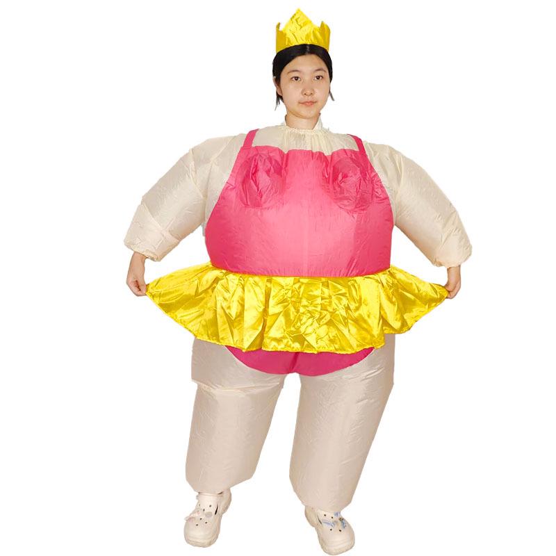 Adult Inflatable World Cup Football and Volleyball Costume - Funny Mascot for Parties and Events