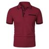 Comfortable Men's Short Sleeve Casual Polo Shirts with 3D Digital Printing for Quick Drying In Summer
