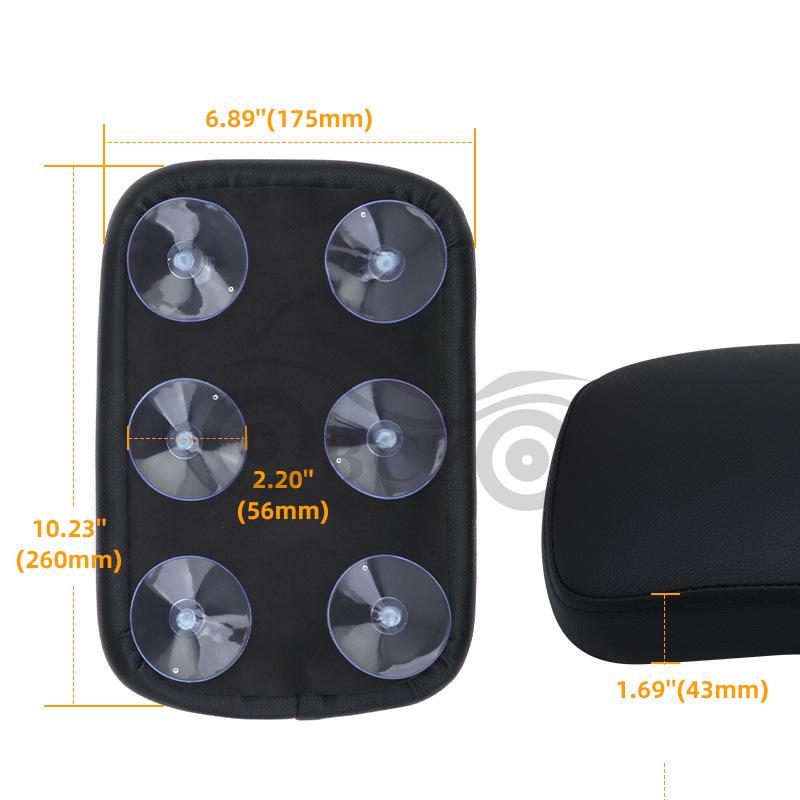 Harley Sportster XL1200/883/72/48 Suction Cup Rear Seat Bag & cushion