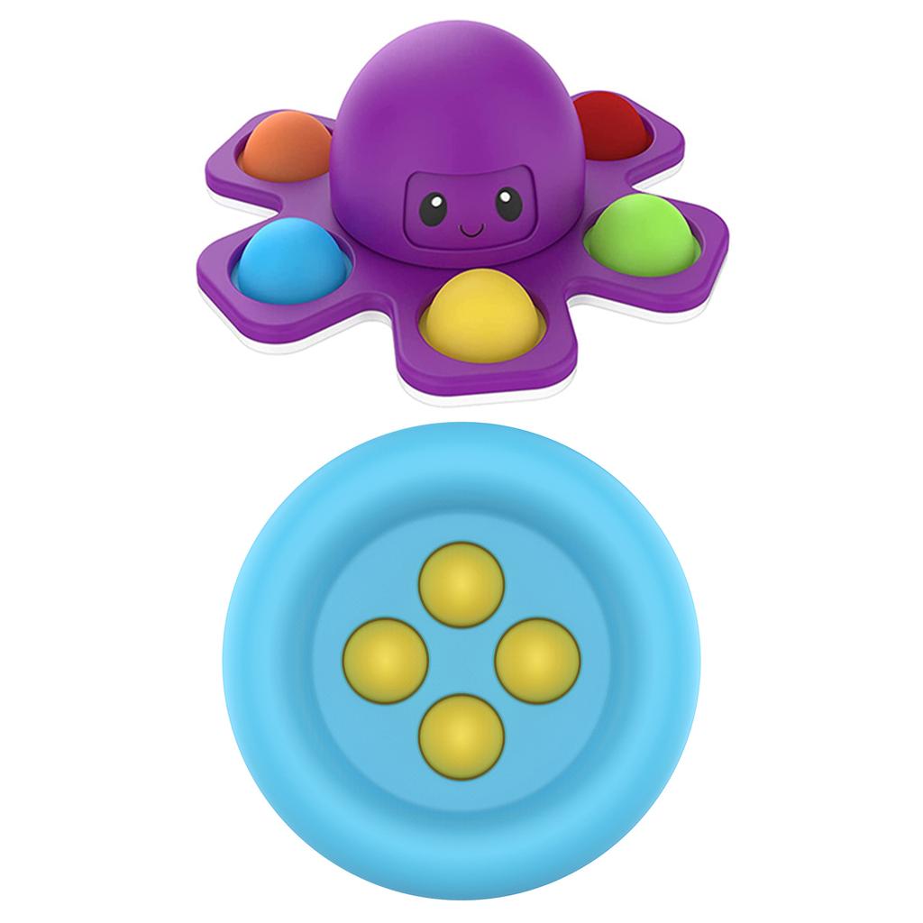 Buy Bubble Spinner Toys Octopus Face Changing Toy Relief Sensory Toy