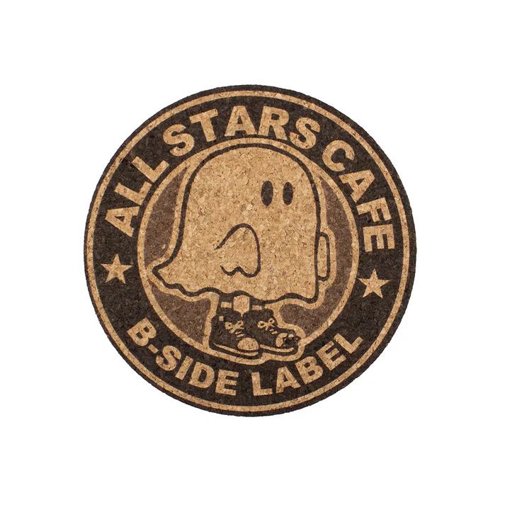 B - SIDE LABEL Round-eyed Shoes Ghost Coaster Japan NEW