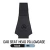 AATT1 For Benz Suede Car Logo Seat Headrest Cover Anti-dirty Neck Pillow Protector Accessories CITAN VITO SPRINTER CLS SLK Sport ML
