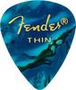 Fender 8 Pieces Teardrop Thin Guitar Picks Assorted Colors
