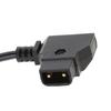 Durable Power Supply Solution D Tap to 0B 2 Pin Male Power Cable for Teradek Bolt Bond, Transvideo SmallHD 703Monitor
