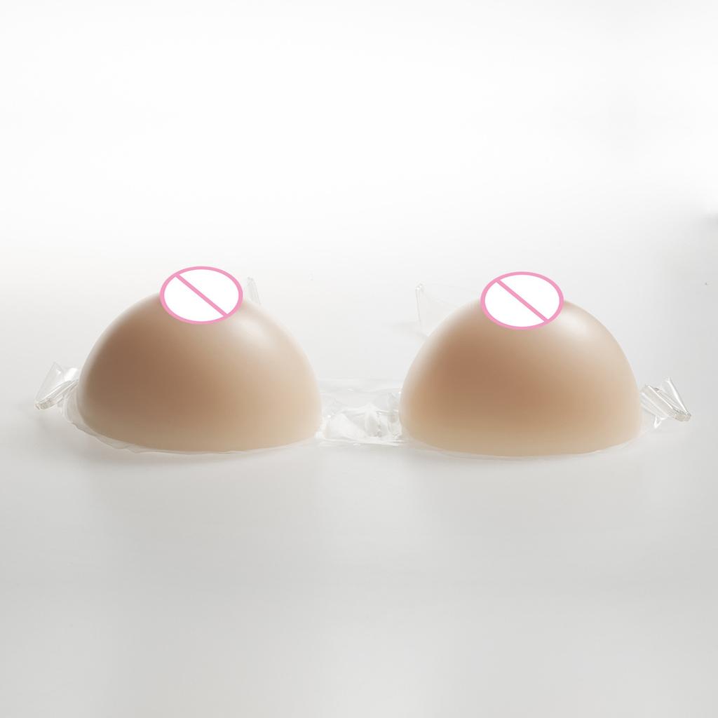 Wearable Silicone Fake Breasts Waterdrop Shape Cosplay Props Transvestite & Crossdresser Use Realistic Chest Enhancer