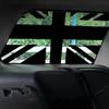 2pcs/set Matte Black Car Decoration Vinyl Rear Window Sticker Union Jack Decal For MINI Cooper R60 R55 R56 R61 F56 F55 F60 F54