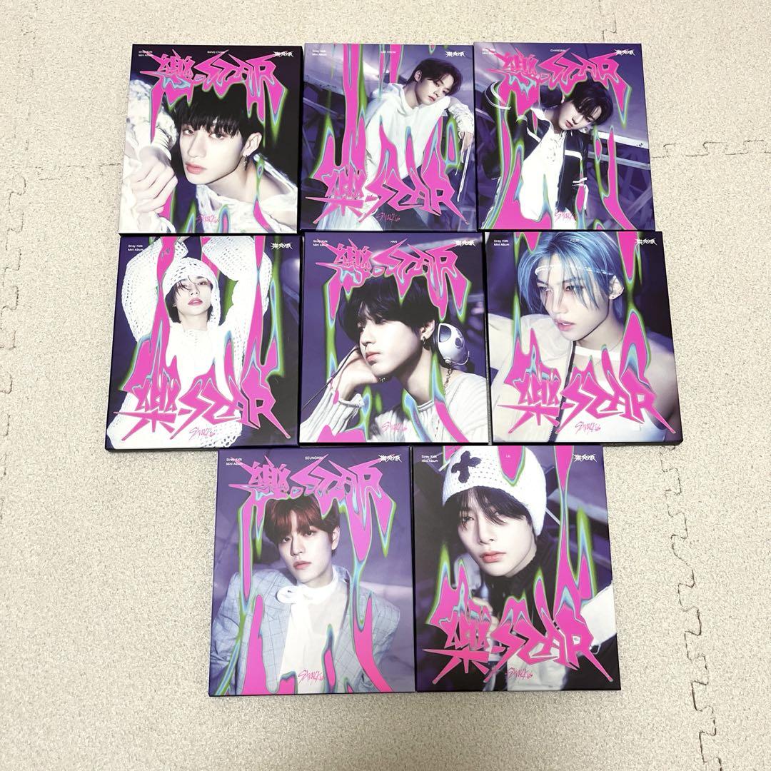 

[USED] straykids rock star postcard ver set of 8