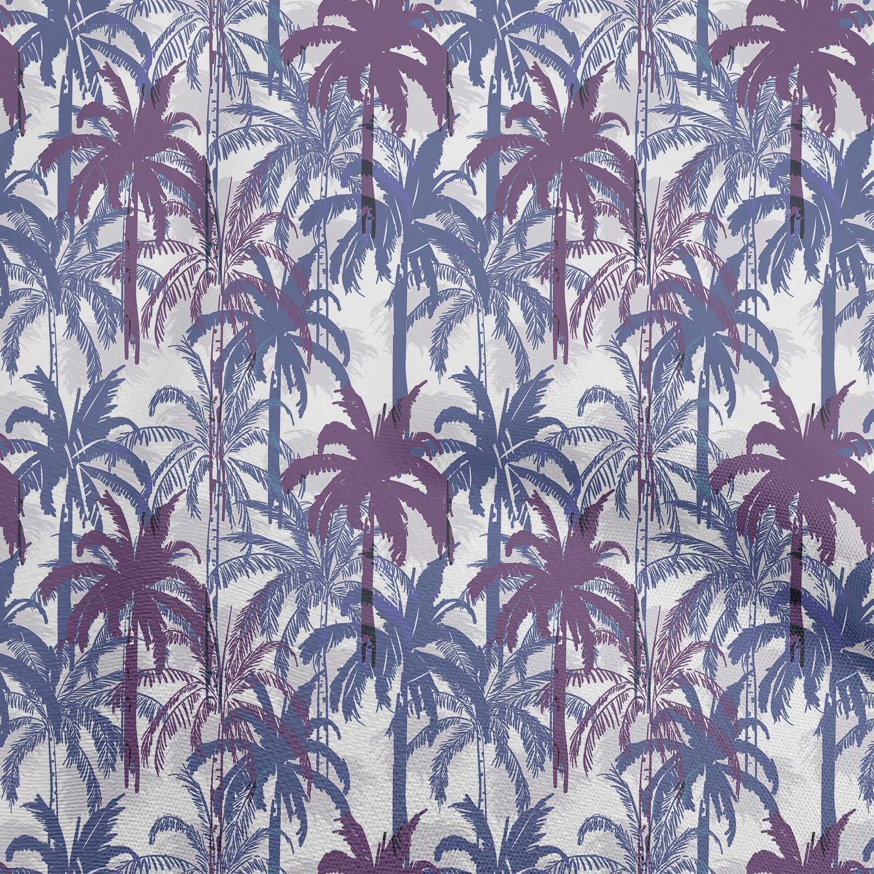 

oneOone Cotton Poplin Dark Olive Green Fabric Tropical Palm Tree Sewing Material Print Fabric By The Yard 42 Inch 42 Inch Wide - Viscose Chiffon фіолетовий