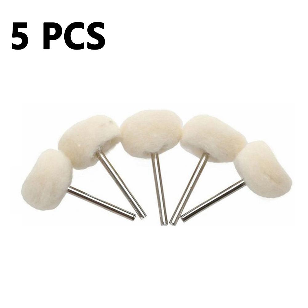 Brand New High Quality Grinding Head Wool Polishing Brush Replacement Shank 2.35mm 5PCS For Removing Rust Jewelry