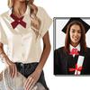 [NiceYnn] 2-Piece Set, Unisex Cross Tie, Pre-Tie Bow Tie with Adjustable Snap Button, for Shirts, Uniforms, School, Birthday Gifts