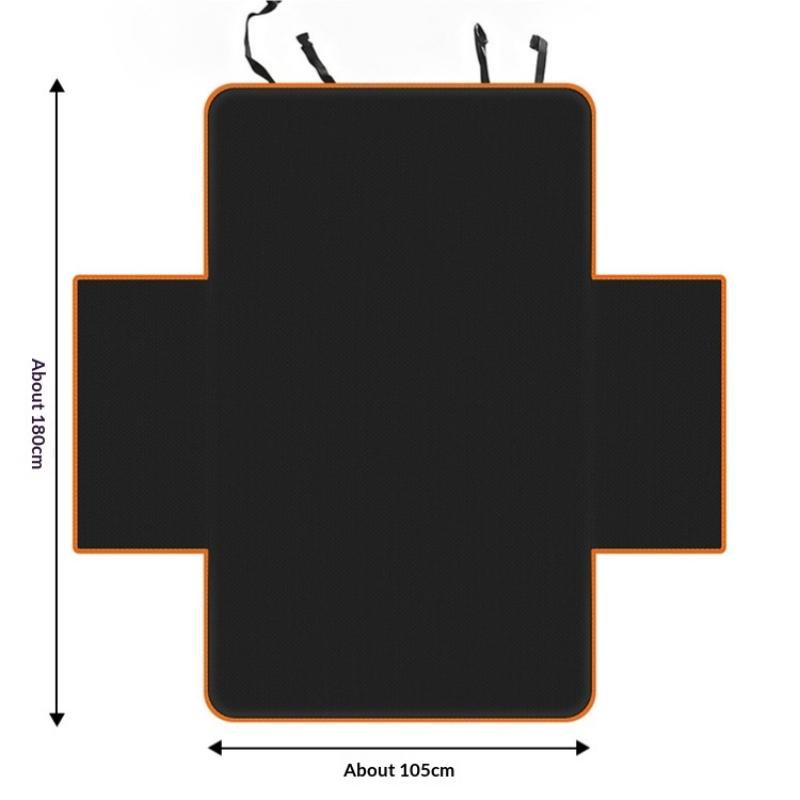 New Portable Pet Car Mat For Dog Cat Rear Seat Waterproof Wear Resistant Rear Seat Protector Mat Travel Automotive Pet Supplies