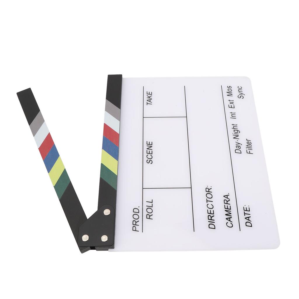 Movie Clapboard Acrylic Letters Display Scene Clapper Clap Board for Advertising Music Videos Docume