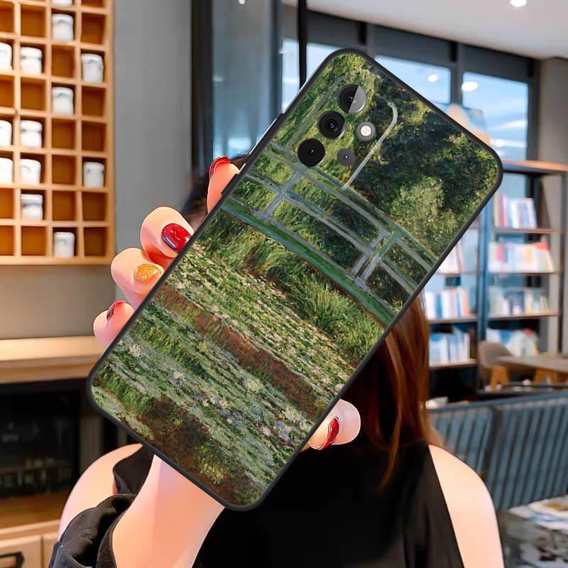 Pojemnik na obraz olejny w stylu Moneta dla Samsung Galaxy A13 A36 A56 A23 A52 A32 A12 A54 A34 A14 A16 A26 A33 A53 A15 A35 A55