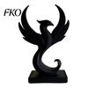 3D Printed Phoenix Decor Figurine Modern Minimalist Abstract Statue Desktop Sculpture Decoration for Home Office Living Room Whtie