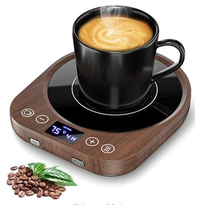 Încălzitor pentru cană de cafea, Încălzitor de cană pentru birou, Încălzitor inteligent de cană cu senzor de gravitație, 9 setări de temperatură, Temporizator 1-9H, Oprire automată 4H, Încălzitor de cană pentru