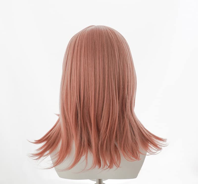 Cosplay Wig with Net, Minori Hanazato (Hanasato), Pink, Heat-Resistant, Perfect for Cosplay, Photoshoots, and Festivals