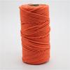 4mm Colored Cotton Rope Diy Hand-woven Tapestry Decoration Material Rope Tag Rope Colored Cotton Rope 100m