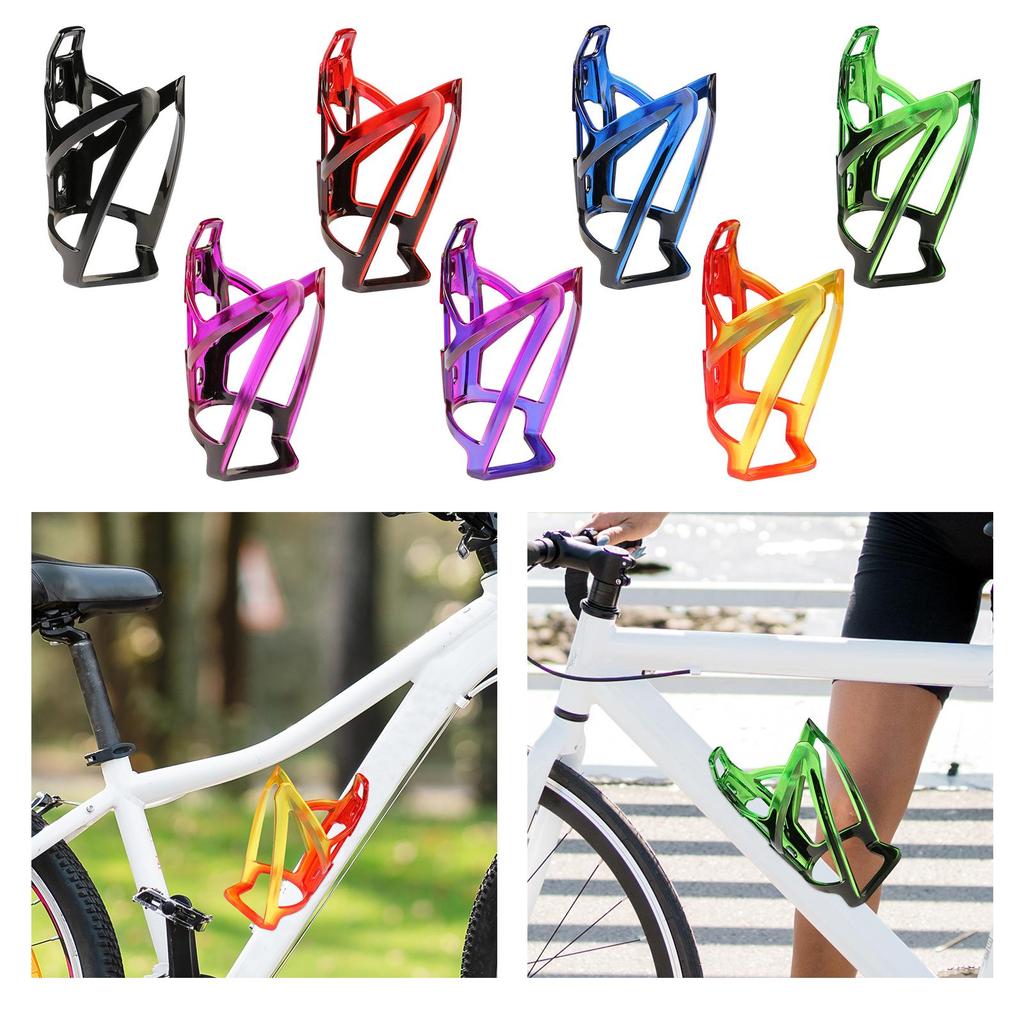 Bike Water Bottle Holder Kettle Cup Holder Ultralight Colorful Drink Holder Rack with Screws for Mountain Bike Riding Accessory