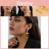 Alloy Geometric Fashionable Earrings For Women In Chic Gold Plated Finish