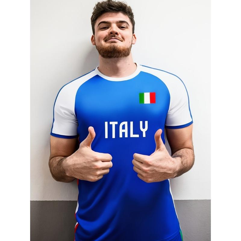Men S Summer Football Jersey, Breathable Quick-Dry Youth Short Sleeve Top S