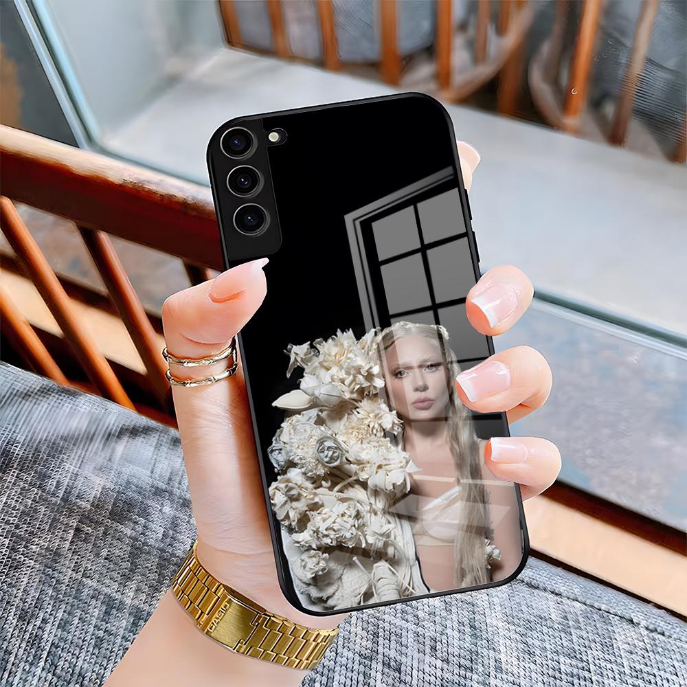 

L-Lady G-Gaga Phone Case For Samsung S26 S25 Plus S20 S20 Plus S22 Ultra S23 FE S21 Plus S21 Ultra Glass Cover Samsung S23 FE
