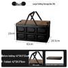 Portable Folding Picnic Basket with Wooden Top