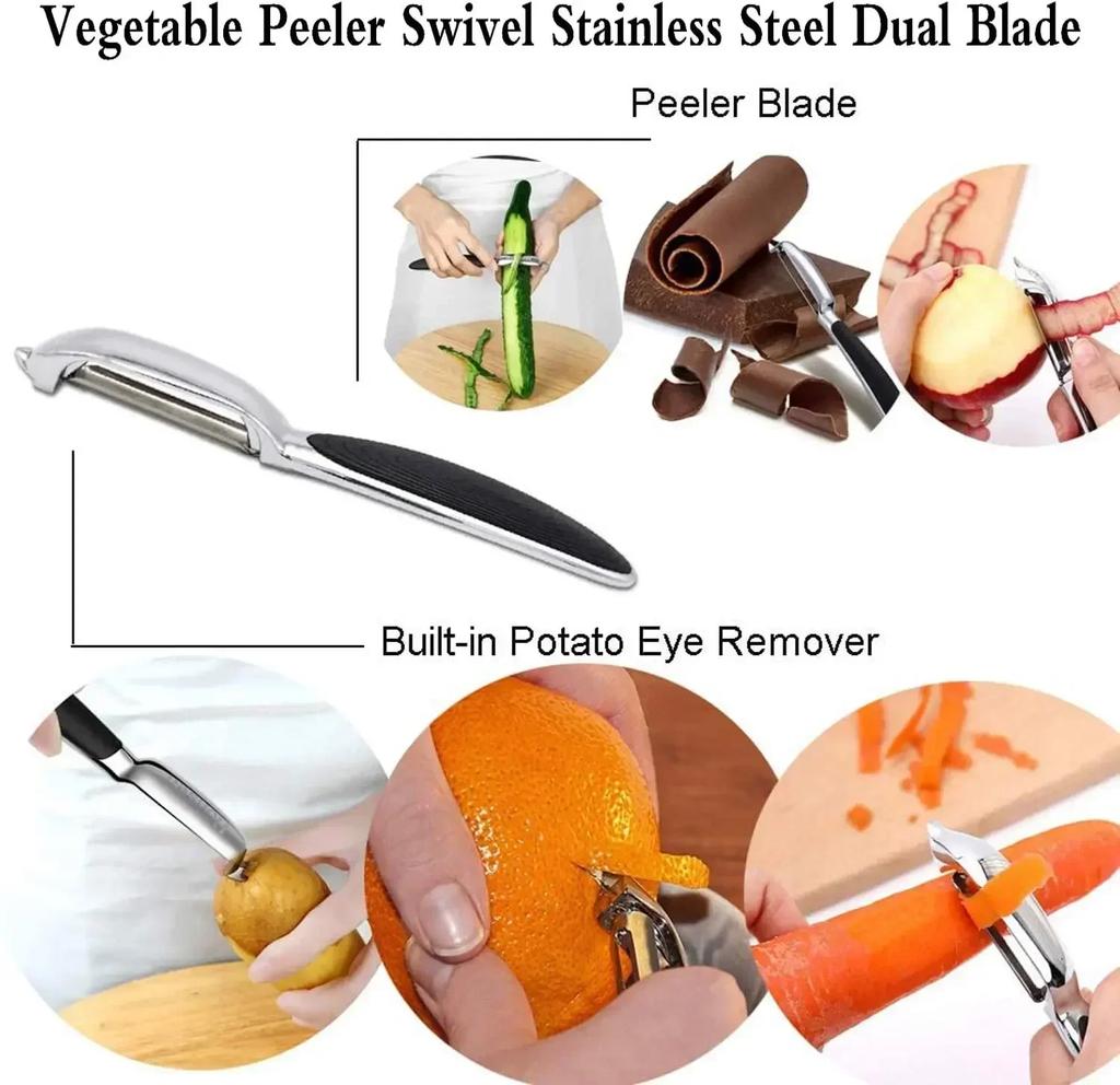 Vegetable Chopper Potato Stainless Steel Peeler Kitchen Kitchen Supplies Zinc Alloy Blades Grater Small Tools Kitchenware Slicer