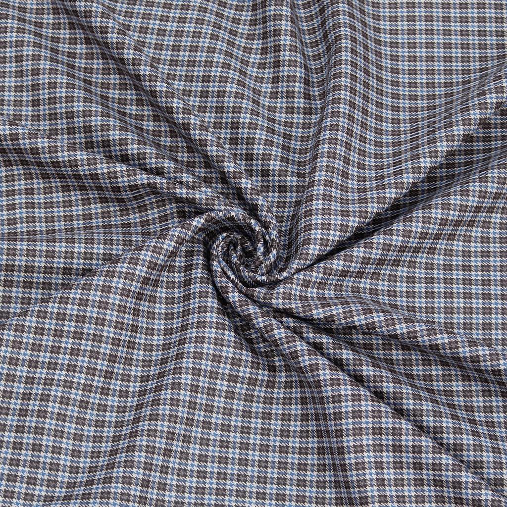 Premium Unstitched Woven Dogtooth Fabric - 70% Viscose, 30% Poly, 450g