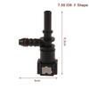 7.89 ID6 Auto Car Fuel Line Bundy Tee Hose Coupler Nylon Motorcycle Hose Coupler Quick Release Connect Connector Car Accessories