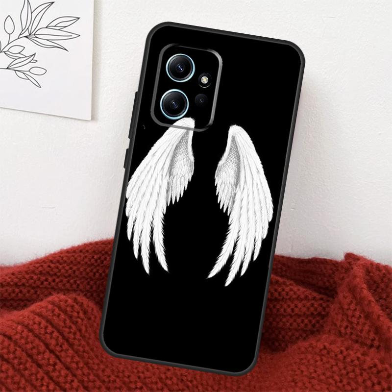Wings Angel Devil Case For Xiaomi Redmi Note 14 10 11 12 13 15 Pro Plus Cover For Redmi 15 15C 13C 12C 10C 14C