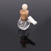 Air Freshener Perfume Bottle Pendant Essential Oils Car Hanging Glass Clips
