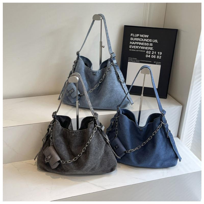 Armpit Bag Women Casual Large Capacity Denim Tote 2025 New Hundred Commuter Crossbody Bag