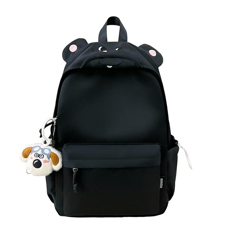 Schoolbag Casual College Student School Bag Female Junior High School Student Simple Versatile Large Capacity Computer Travel Backpack High School