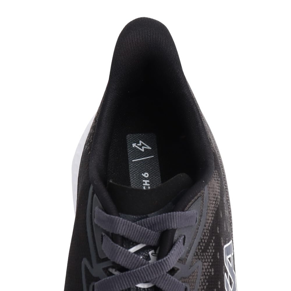 HOKA Mach 6 Regular Running Jogging and Size Shoes, Shoes, 1147790-BWHT (Black White, 26.5, Men's)